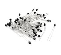 50pcs 10K Fixed Resistors Ohm 3950B 5% Temperature Sensor NTC Single Resistors Thermistors MF52AT AMNzOgOdL