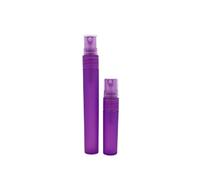 50PCS 10ml 5ml 3ml 2ml Mist Spray Bottle Clear Mini Perfume Refillable Portable Empty Transparent Sample Spray Bottle For Travel Perfume and Cosmetics Alcohol Disinfection (10ML,Purple)