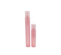 50PCS 10ml 5ml 3ml 2ml Mist Spray Bottle Clear Mini Perfume Refillable Portable Empty Transparent Sample Spray Bottle For Travel Perfume and Cosmetics Alcohol Disinfection (10ML,Pink)