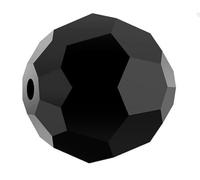 50pcs 10mm Adabele Austrian Round Crystal Beads Jet Black Compatible with 5000 Swarovski Crystals Preciosa SS2R-1023