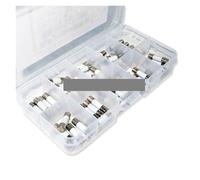50PCS 10Values 5 * 20mm Fast Ceramic Fuses Kit 250V 5mm X 20mm 0.25A 0.5A 1A 2A 3A 5A 8A 10A 15A 20 BIANMTSW