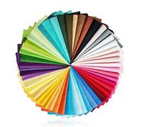 50PCS 10x10cm Fabric Squares, Fat Quarters Fabric Bundles Precut Embroidery Fabric for Sewing Quilting Patchwork