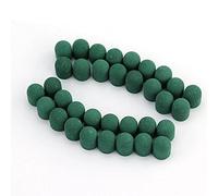 50pcs 10x15mm Green Nail Sanding Cap Foot Cuticle Drill Accessories Milling for Manicure Mills Cutter CHAOCHAO (Color : 120 Grit)