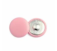50Pcs 11-28mm Color Leather Buttons for Clothing Sofa Decor Round Shank Button Bags Jacket Replace Buckle DIY Sewing Accessories-Pink-15mm