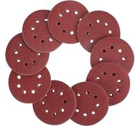 50PCS 125mm Sanding Discs, 5 Inch 8 Hole Hook and Loop Sanding Pads for Random Orbital Sander(40/60/80/120/240 Mixed Grits)