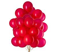 50pcs 12inch Red Latex Helium Balloons for Party Decorations