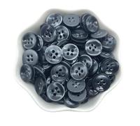 50pcs 12mm Color Resin Cat Eye Button Pearllight Bowl Shape Four Eye Button Wedding Decoration Sewing Accessories(44)