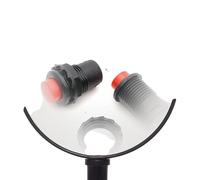 50PCS 12mm Red Self-locking Push button Switch Latching ON/OFF DS-425A 1.5A250VAC 3A 125VAC