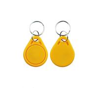 50PCS 13.56MHz 14443A MF1 S50 Small Smart IC Key Ring Tag Keyfob Token