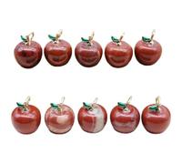 50pcs 14mm Statue Pendant Natural Red Jasper Stone Carved Necklace Jewelry