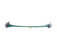 50pcs 15cm/20cm/25cm High Strength Fishing Wire Leader Swivels and Hooks Stainless Steel Fishing Line Leader 4 Sizes