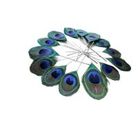 50pcs 15cm Natural Peacock Eye Feathers for Crafts, Arts & Costume Decor | Natural peacock eye feathers, 15cm long, 50pcs for DIY crafts, costume & home decor.