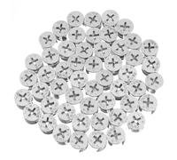 50pcs 15mm Zinc Alloy Furniture Cam Lock Connector for Cabinet Panels | Three-in-one Hardware, Secure Locking, Smooth Silver Finish, Rust Resistant, Suitable for Drawers, Assembly Projects