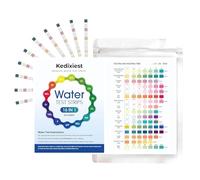 50PCS 16-in-1 Drinking Water Test Kit - Water Testing Strips for Home Tap and Well Water - Detects pH, Hardness, Lead, Iron, Nitrate, Nitrite, Copper, Mercury, Chlorine & More(16 in 1 50 Test Strips)