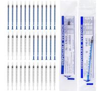50Pcs 1ml syringes, No Needle colostrum collection kit, Individually SealedSyringes colostrum syringesfor Refilling and Measuring Liquids, Scientific Labs, Plant Watering, Pet Feeding, Glue Applicator