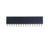 50Pcs 2.54mm Single Female Heater 1X2P/3P/4P/5P/6P/7P/8P/10P/12P/14P/15P/16P/20P/40P Single Row Pin Block (1X12P)