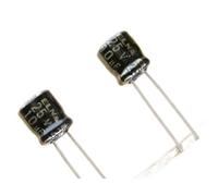 50PCS/200PCS Black Gold R3A 10uF 25V 25V10UF Ultra-small volume electrolytic capacitor IDGTTLDF(50pcs)