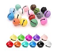 50PCS 22mm Jingle Bells for Crafts, Christmas Home and Pet Decorations - Cheerful Sound, Small, Good Looking and Utility - for Holiday Home Decoration