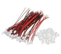 50PCS 25 Sets Mini Micro JST-PH 2.0mm 2 Pin Male Connector with 300mm Silicone Wire Cables and Female Socket JST PH 2.0 Connector Kit
