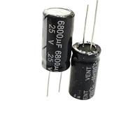 50PCS 25V6800UF 6800uF 25V 105 Radial Electrolytic Capacitor 18 * 30mm IDGTTLDF