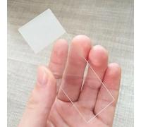 50PCS 25x76 Mm Blank Microscope Glass Slides Single Side Frosted For Lab Preparation Of Specimen And Science