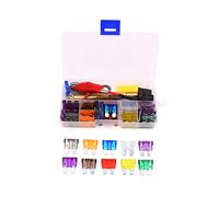 50Pcs 2A-35A ATC ATO Auto Car Regular Blade Fuse Kit w/Clip Add A Circuit Holder Tester Protected circuits
