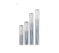 50Pcs 2ml 3ml 4ml 5ml Clear Plastic Portable Refillable Spray Bottles Empty Sample Containers Mini Cosmetic Spray Bottle Perfume Container Travel Tool For Cleaning (5ML,Clear)