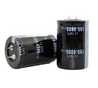 50PCS-2PCS 6800UF 100V 100v6800uf Electrolytic Capacitor Radial 35x50mm(11PCS)