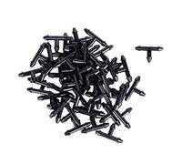 50pcs 3/5mm Garden Hose Equal Tee Micro Drip Irrigation Pipe Connector, for Garden Hoses Equal Tee Micro Drip Irrigations Tool