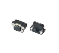 50PCS 3.5X6.2X3.1/3.5mm 3x4.8x2.6mm Sink Board Tactile Push Button Switch Phone Button SMD Micro Momentary Switch PCB Mounting(3.5x6.2x3.5 black)