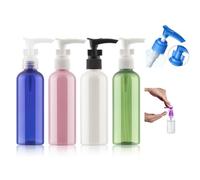 50Pcs 30ml 50ml100ml Empty Bathroom Soap Dispensers Plastic Liquid Bottle Refillable Lotion Shampoo Shower Gel Holder Portable Travel Dispenser Pump Bottle Kitchen Dish (30ml,Random color mixing)
