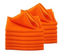 50Pcs 30X30cm Square Satin Elegant Napkins For Wedding Graduation Dinner Parties Restaurant Coffee Cake Tea Towel