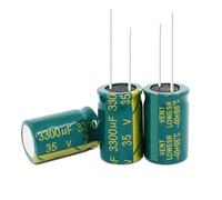 50PCS 3300UF 35V 35V3300UF Aluminum Electrolytic Capacitor high-frequency 16X25MM IDGTTLDF