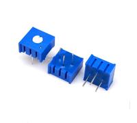 50pcs 3386P Trimpot Trimmer Potentiometer 100R 200R 500R 1K 2K 5K 10K 20K 100K 500K 1M Ohm 3386P-1-103LF Variable Resistor(10K Ohm)