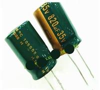 50PCS 35V820UF Electrolytic Capacitors 820uF 35V Radial 13 * 20MM BIANMTSW