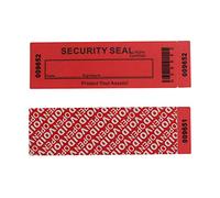 50pcs 35x120mm Red Total Transfer Tamper Proof Security Void Stickers
