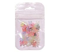 50Pcs 3D Resin For Butterfly Nail Art Decorations Crystal For Glitter Decals Ornaments For Manicure DIY Tips Supplies 3D Resin Butterfly Nail Art Decorations