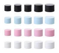 50Pcs 3g - 50g Cosmetic Containers Clear Plastic Jar Travel Sample Empty Container, for Lotion, Eye Shadow Nails Powder Jewelr Yand Creams Sample Make-up Storage (30g,Bright Black)