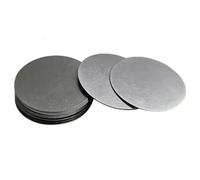 50pcs 3mm -18mm Stainless Steel Ultra-thin Disc, Thickness 0.5mm Non Porous Circular Solid Plate Round Pad(3mm)