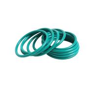 50pcs 4.2x8x1.9mm Green Fluororubber Oil-resistant Sealing O-rings, ID 4.2mm, OD 8mm, CS 1.9mm