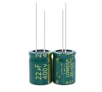 50PCS 400V22UF Aluminum Electrolytic Capacitor high-frequency 13X17MM BIANMTSW