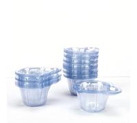 50pcs 40ML DIY Crystal Epoxy Dispensing Cup Mixing Cup, Transparent Medicine Pills Epoxy Liquid Container