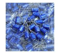 50pcs 450V 1UF RE3 8x12mm fever electrolytic capacitor blue robe 85 ° IDGTTLDF