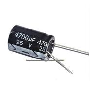 50pcs 4700uF 25V 25V4700UF Aluminum Electrolytic Capacitor 16X25mm IDGTTLDF