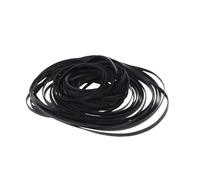 50Pcs 4mm Width Mix Cassette Tape Machine Belts Assorted Drive Flat Rubber Belt For CD DVD Recorders Turntable Belt Replacement Turntable Belt Drive Turntable Belt Replacement Belt