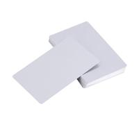 50Pcs 5 Colors Impressive Mark Engraved Metal Smooth Business Visiting Name Cards for Networking Events and Professionals (Plata)