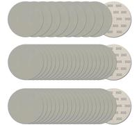 50Pcs 5 Inch Hook and Loop Sanding Discs, 3000 Grit Wet Dry Sandpaper, Silicon Carbide Round High Grit Sand Paper Pads for Random Orbital Sander, Automotive Wood Metal Sanding Polishing