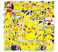 (50PCS) 50/100pcs Cute Cartoon Pokemon Anime Stickers Pikachu Decals Motorcycle Laptop Phone Case Car Waterproof Sticker Kid Classic Toy