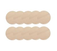 50PCS 5cm 10cm Round Wood Pieces Unfinished Circles Pyrography Projects DIY Craft Gift Tags for Wedding Decorations(10cm)
