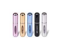 50PCS 5ml Perfume Atomiser Refillable Bottles Portable Mini Spray Travel Pump BottleEmpty Atomizer Bottle for Purse Handbag Pocket Luggage (5ML,Bright red)